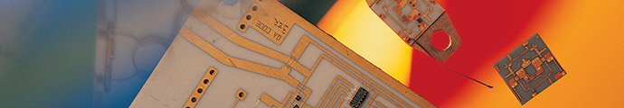 Artistic representation of a printed circuit board.
