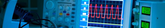 Test & Measure machinery used to test printed circuit boards.