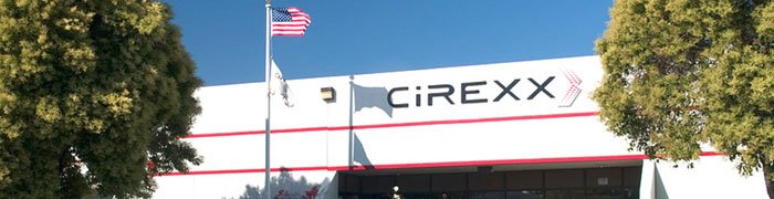 Front entrance of the Cirexx Headquarters in Santa Clara, California.