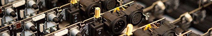 close up of pcb fabrication process